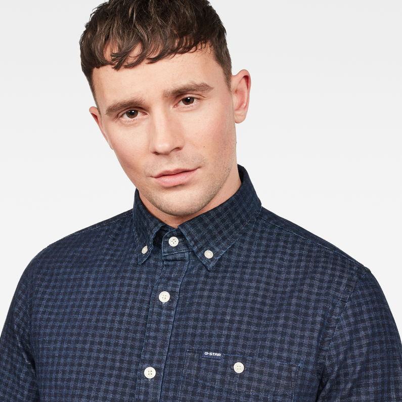 G-Star RAW® Core Button Down 1 Pocket Slim Shirt Dark blue
