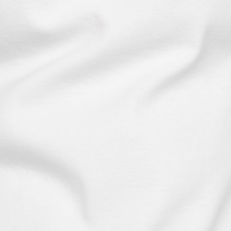 G-Star RAW® Xemoj Slim T-Shirt White fabric shot