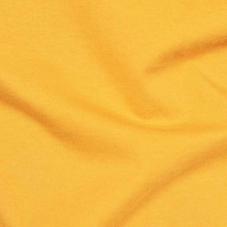 G-Star RAW® Korpaz Graphic T-Shirt Yellow fabric shot