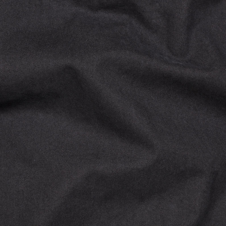 G-Star RAW® Vodan Caban Hooded Jacket Black fabric shot