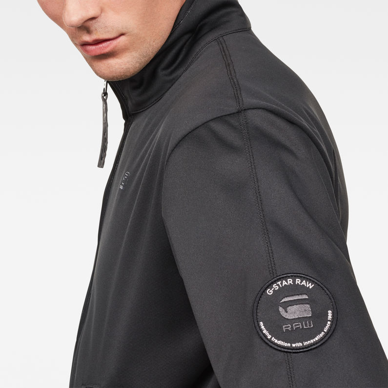 G-Star RAW® Meefic Overshirt Black detail shot