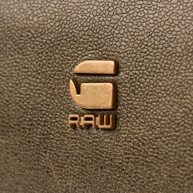 G-STAR® Mozoe Shoulderbag Leather Green inside view