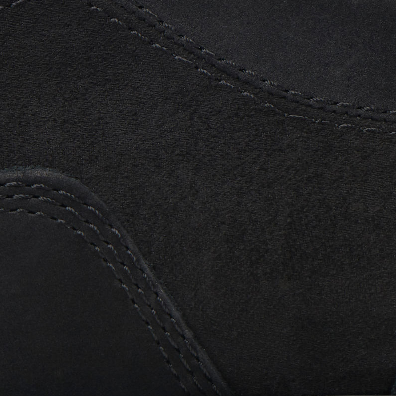 G-STAR® Landoh Derby Leather Zwart fabric shot