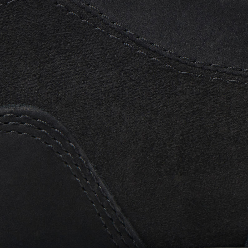 G-Star RAW® Landoh Derby Leather Zwart fabric shot