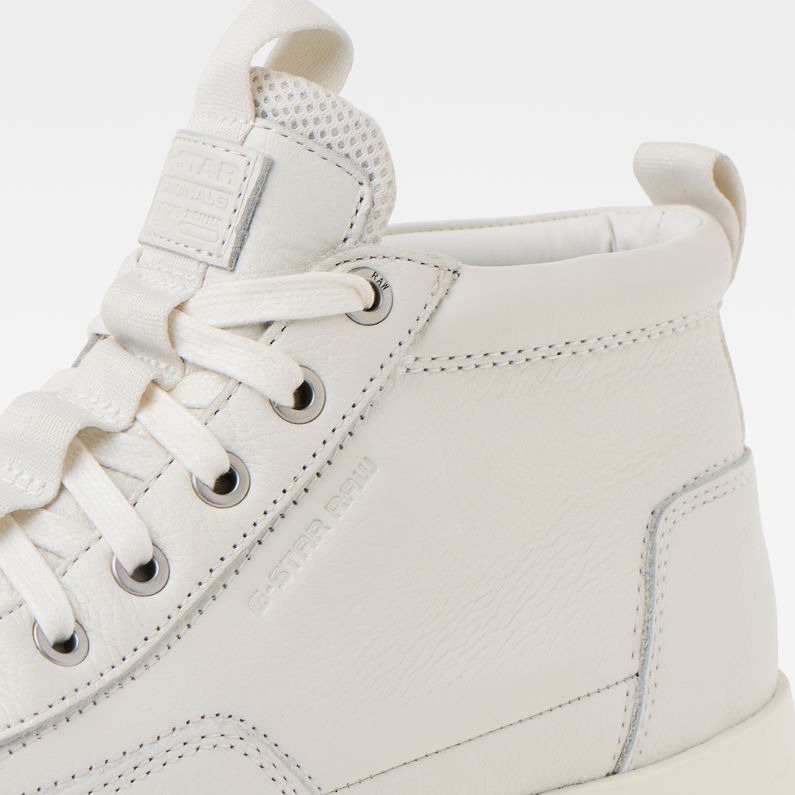G-Star RAW® Rackam Core Mid Sneakers White detail