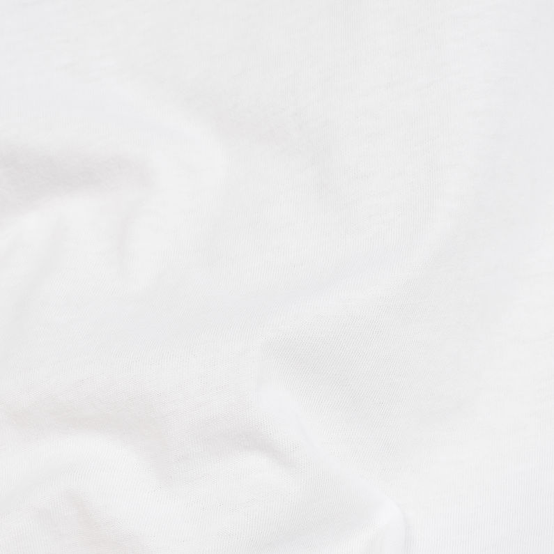 G-Star RAW® Lajla T-Shirt Blanc fabric shot