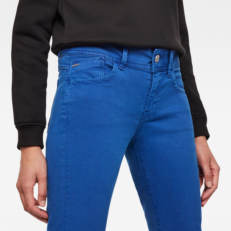 G-STAR® Lynn Mid Waist Skinny Colored Jeans Mittelblau