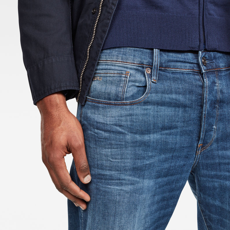 G-Star RAW® 3301 Regular Tapered Jeans Donkerblauw