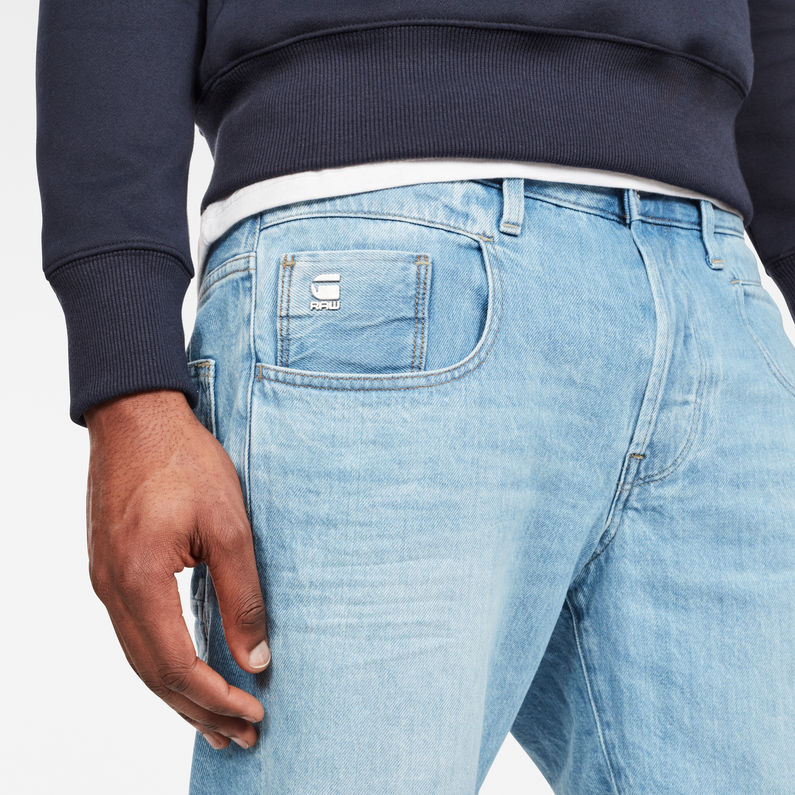G-Star RAW® Radar 1/2 Shorts Medium blue detail shot buckle