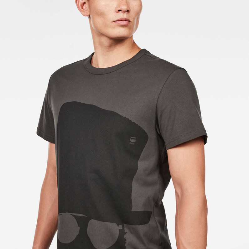 G-Star RAW® 10 T-Shirt Grey detail shot