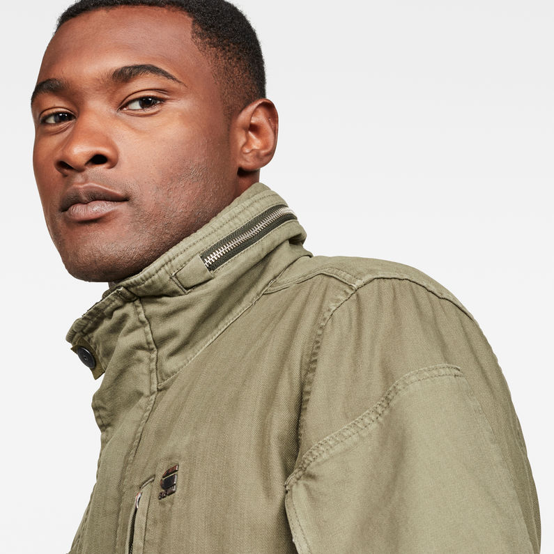G-Star RAW® Driver Field Jacket Green detail shot