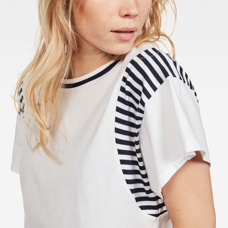 G-Star RAW® Norcia Loose Top White detail shot