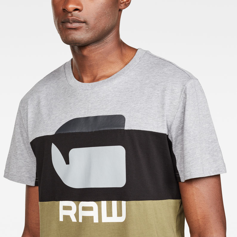 G-Star RAW® Graphic 41 T-Shirt Green detail shot