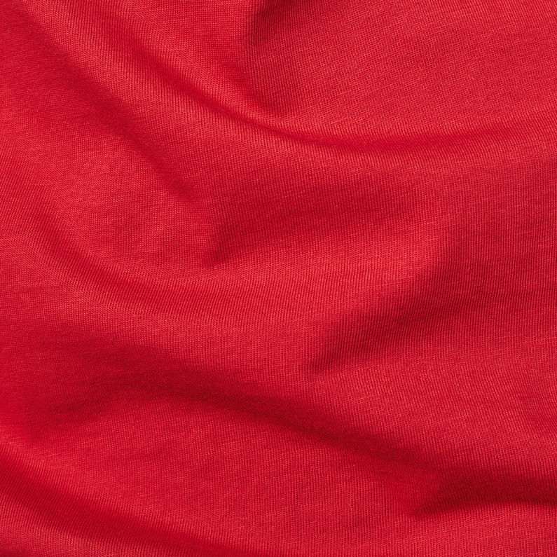 G-Star RAW® Graphic 41 T-Shirt Red fabric shot