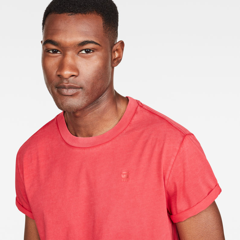 G-Star RAW® Shelo T-Shirt Red detail shot