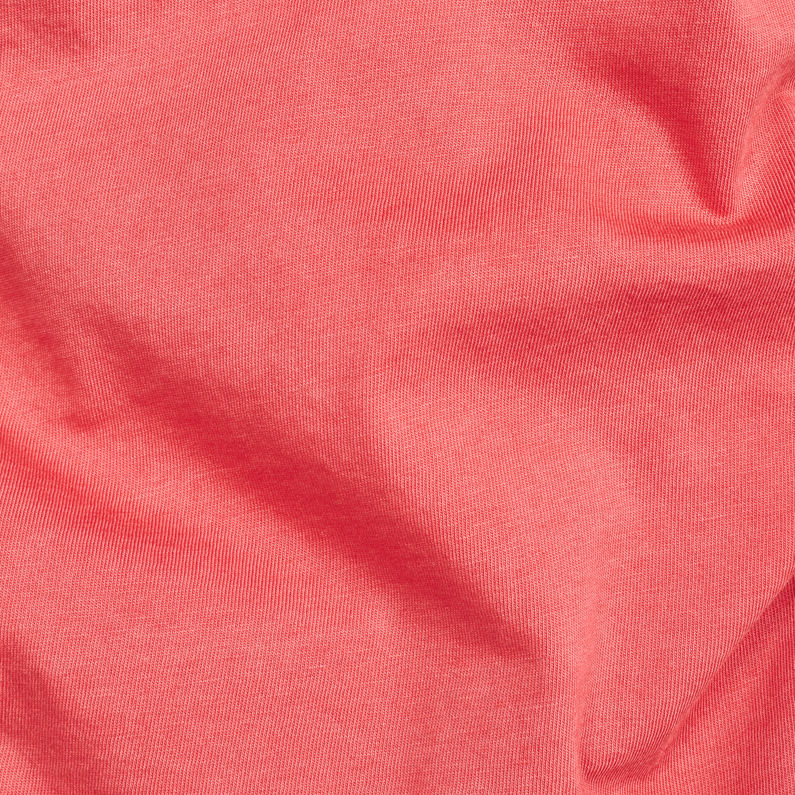 G-Star RAW® Shelo T-Shirt Red fabric shot