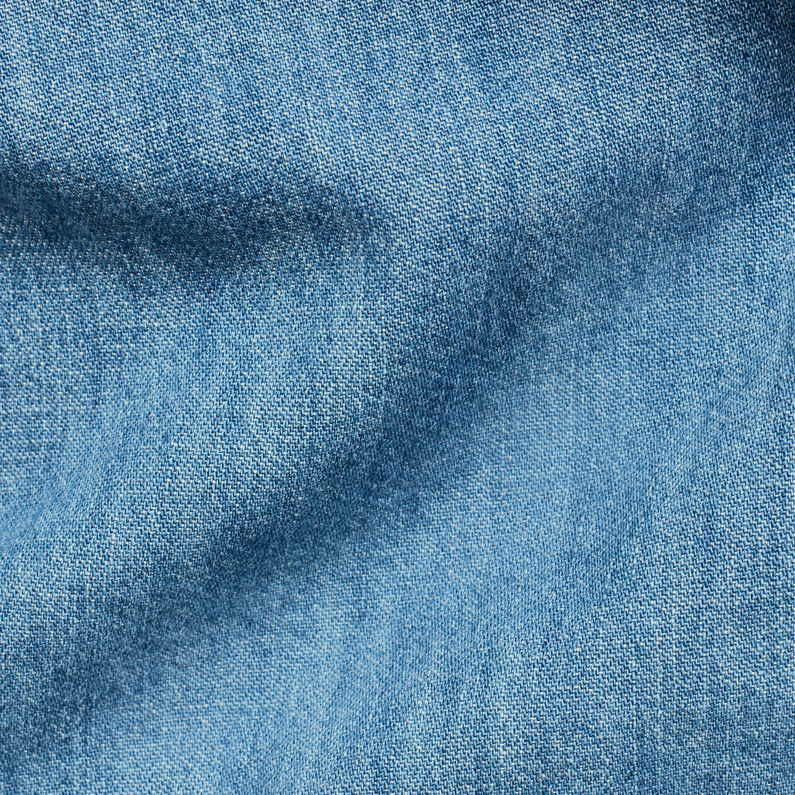 G-Star RAW® Arc Boyfriend Boiler Suit Bleu moyen fabric shot