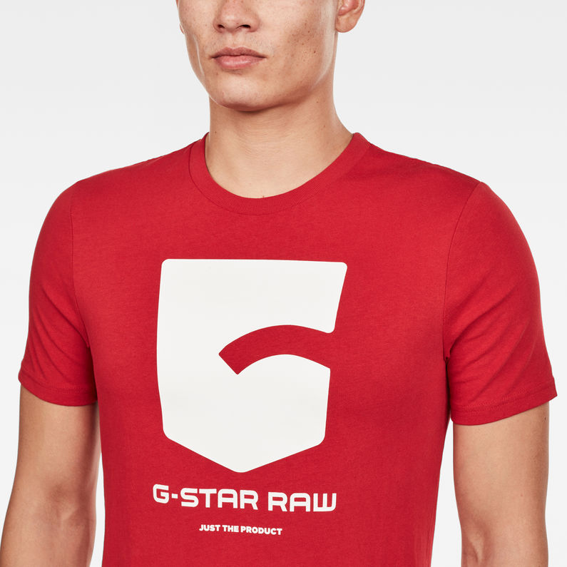 G-Star RAW® Graphic 47 T-Shirt Red detail shot