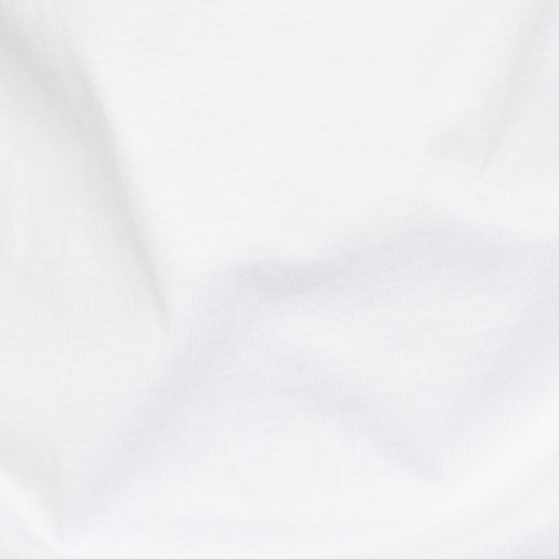 G-Star RAW® Shelo T-Shirt White fabric shot