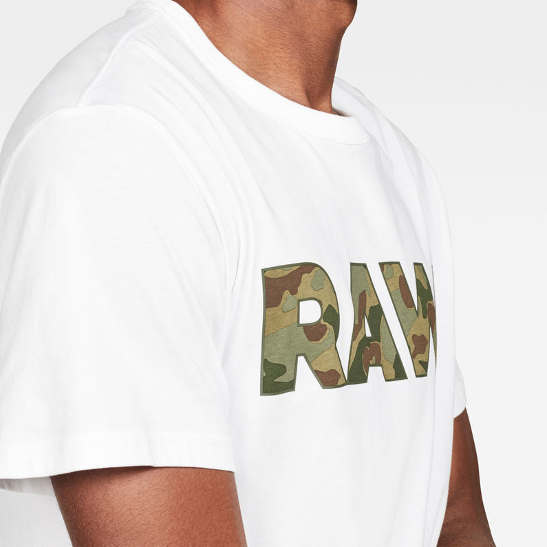 G-Star RAW® Graphic 53 T-Shirt White detail shot