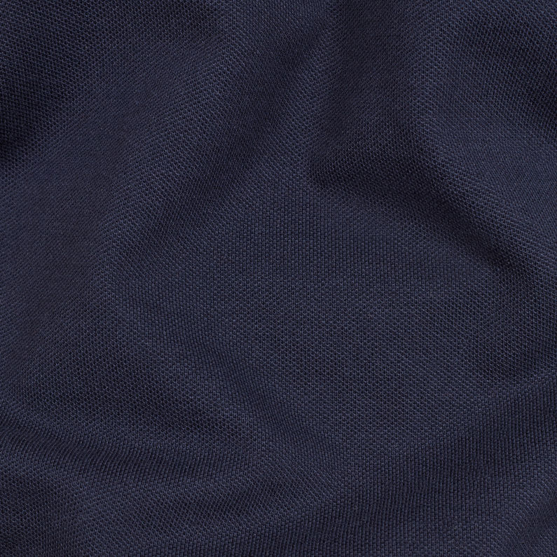 G-Star RAW® Cergy Zip Slim Top Dark blue fabric shot