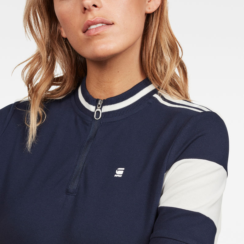 G-Star RAW® Cergy Zip Slim Dress Donkerblauw