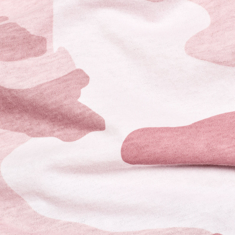 G-Star RAW® Camo T-Shirt Pink fabric shot