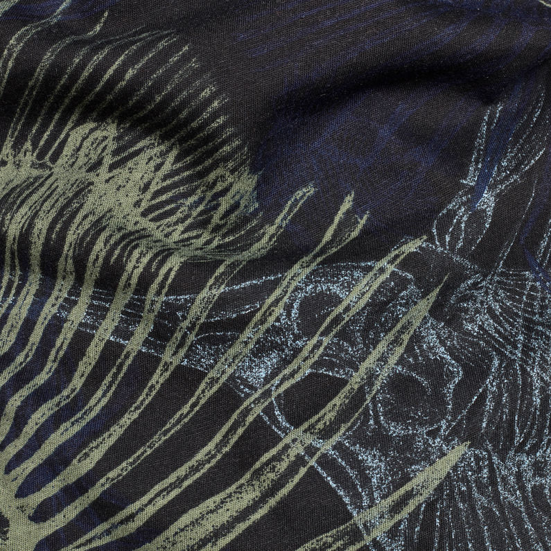 G-Star RAW® Yiva Pocket Slim T-Shirt Black fabric shot