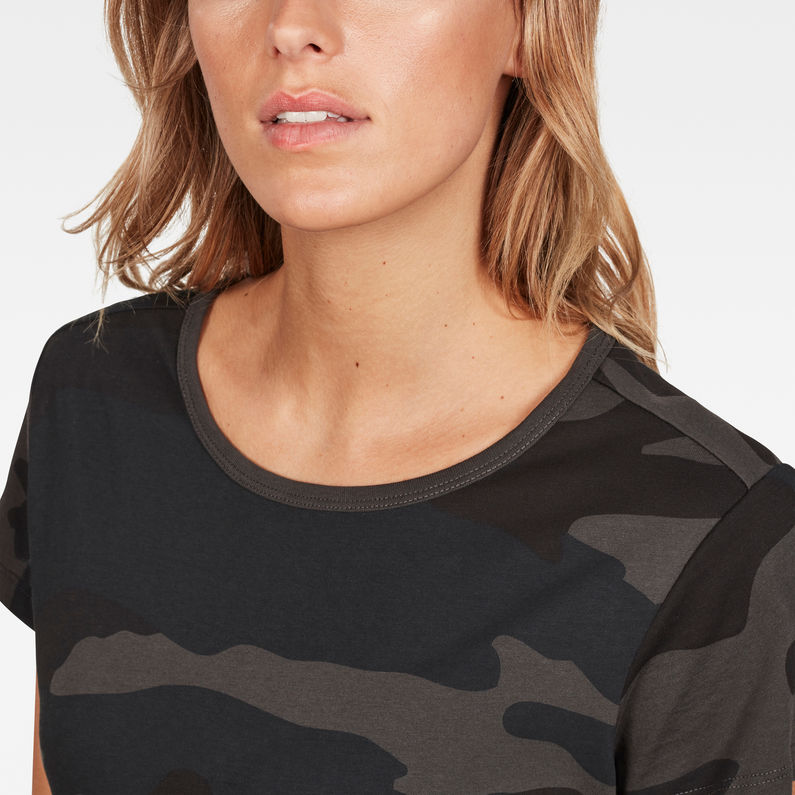 G-Star RAW® Camo T-Shirt Zwart detail shot