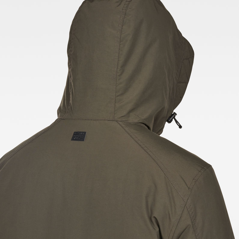 G-Star RAW® Vodan Padded Parka Grey detail shot