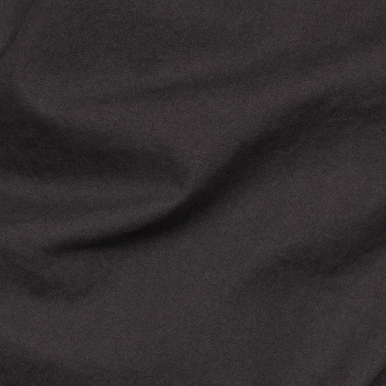 G-Star RAW® Batt Hooded Overshirt Black fabric shot