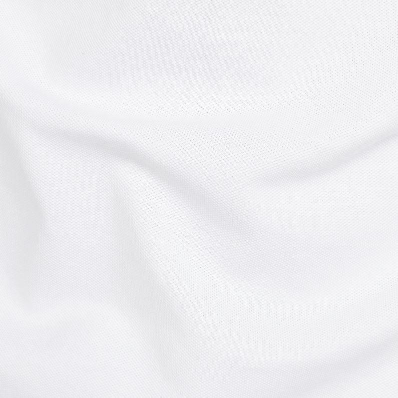 G-Star RAW® Shelo Graphic Polo Weiß fabric shot