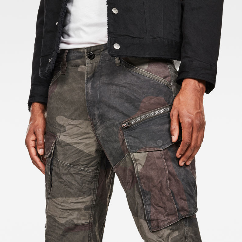 G-STAR® Rovic Zip 3D Straight Tapered Groen detail shot