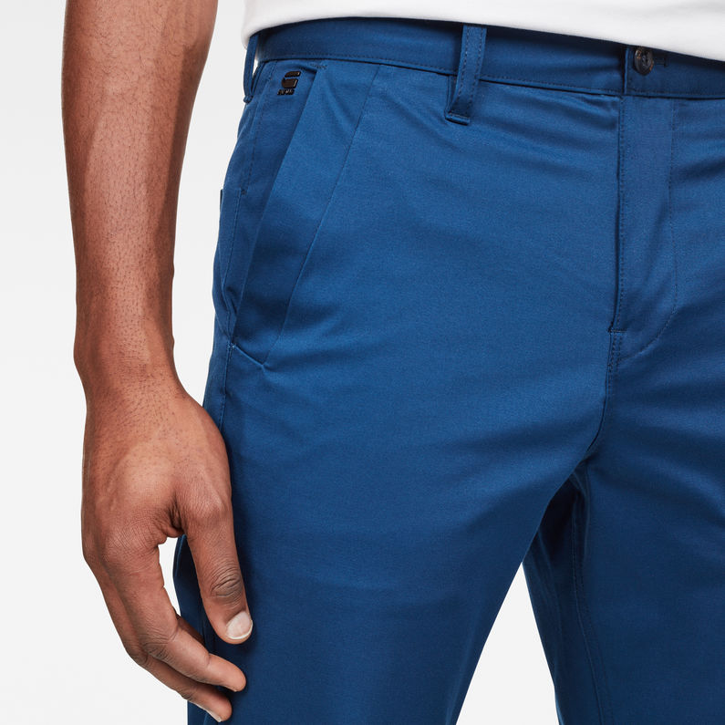 G-Star RAW® Bronson Slim Chino Dunkelblau detail shot