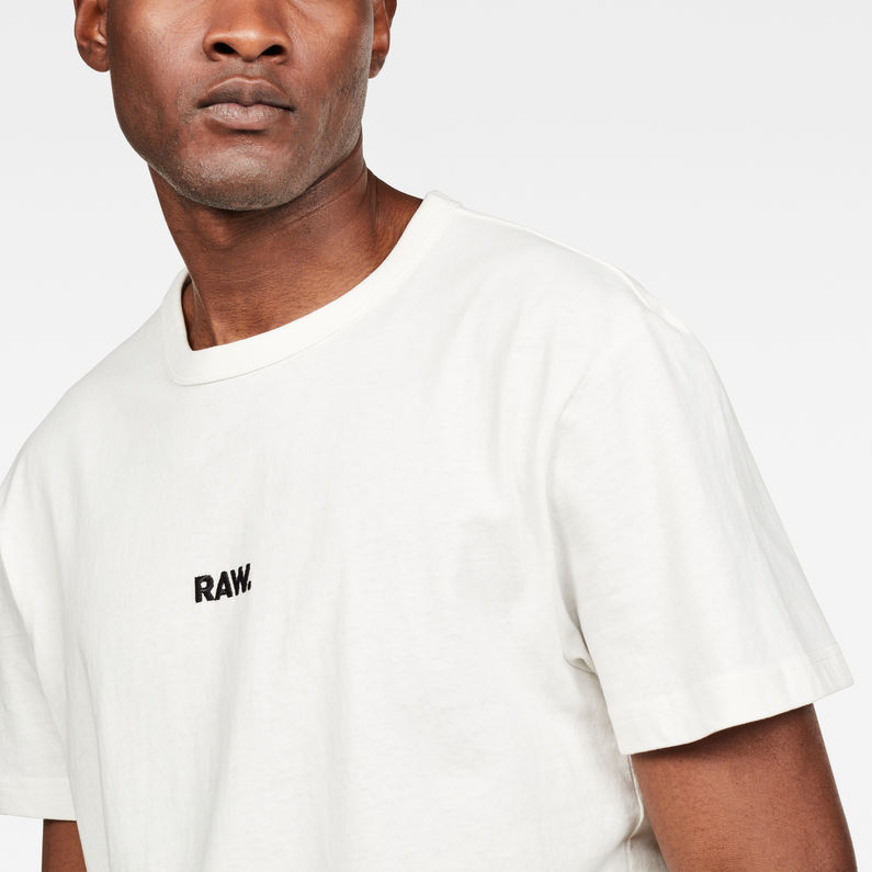 G-Star RAW® Holorn Art Relaxed T-Shirt Beige detail shot
