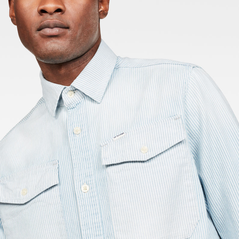 G-Star RAW® Bristum Utility Straight Overhemd Lichtblauw
