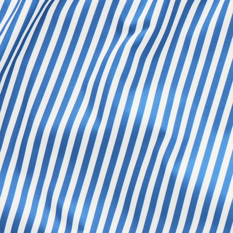 G-Star RAW® Dend Stripe Swimshort Bleu foncé fabric shot