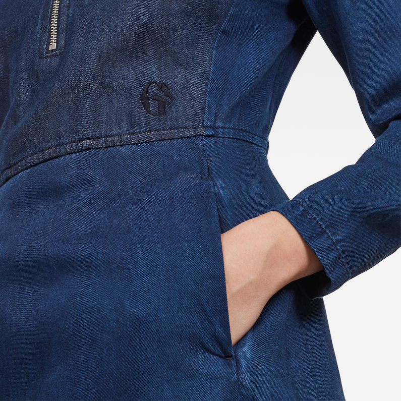 G-STAR® Core Slim Flare Dress Dunkelblau