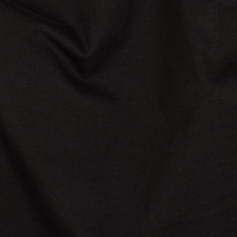 G-Star RAW® Graphic 26 Slim T-Shirt Negro fabric shot