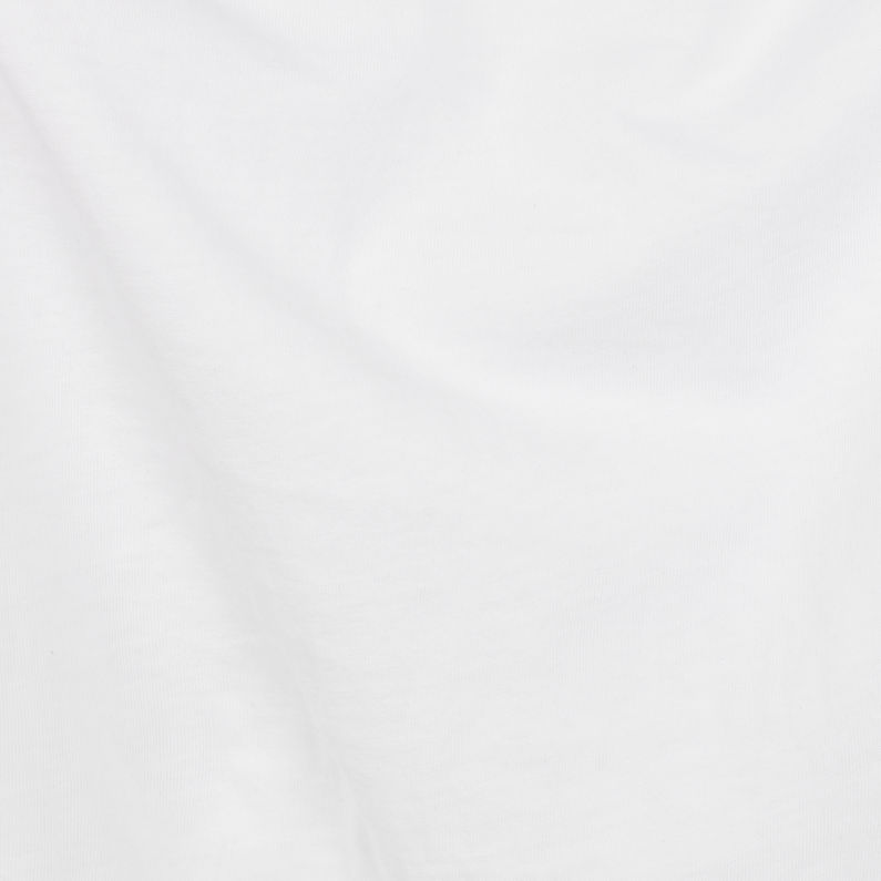 G-Star RAW® Oluva T-Shirt Blanco fabric shot