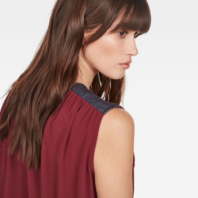 G-STAR® Crusader Sleeveless Blouse Rot