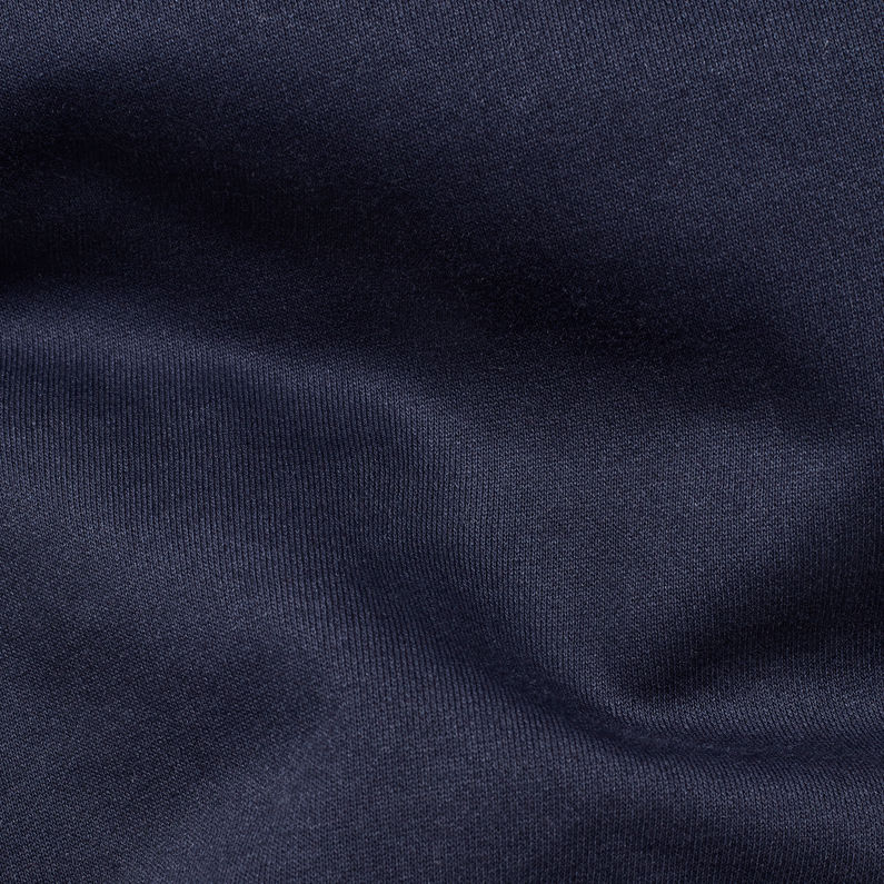 G-Star RAW® Cadet Strett Hooded Sweat Dark blue fabric shot