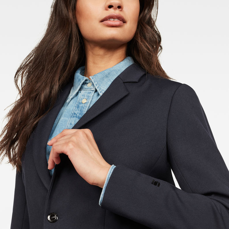 G-STAR® D-Staq Slim Blazer Dark blue detail shot