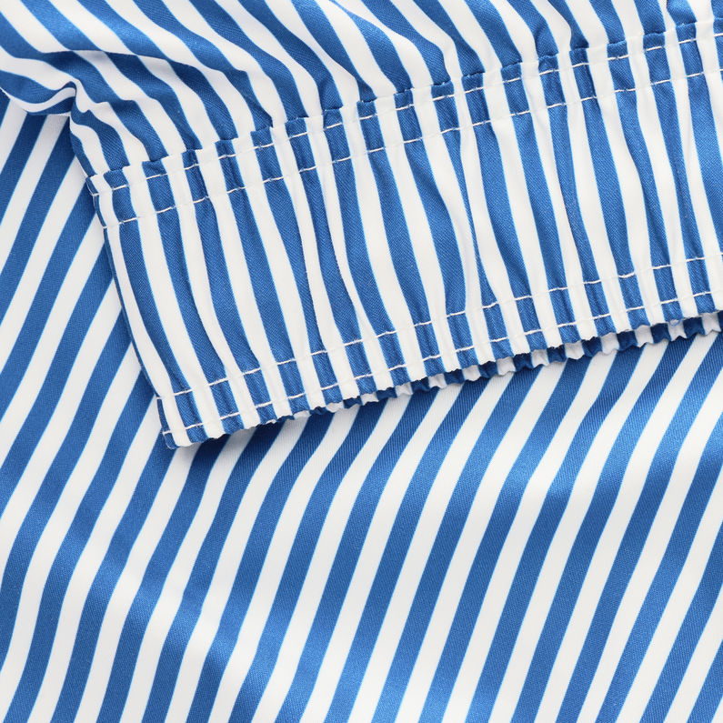 G-Star RAW® Dend Stripe Swimshort Dark blue detail shot