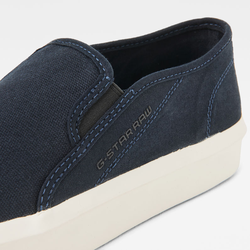 G-STAR® Strett Slip On Sneakers Donkerblauw detail