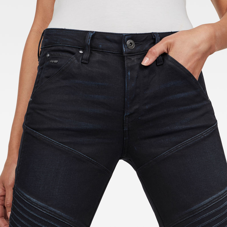 G-STAR® 5620 Custom Mid Waist Skinny Jeans Dunkelblau