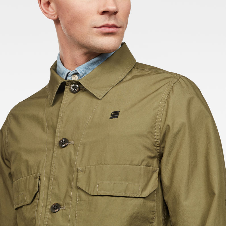 G-STAR® Xpo Work Overshirt Grün detail shot