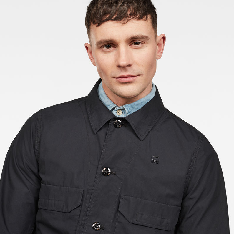 G-STAR® Xpo Work Overshirt Black detail shot