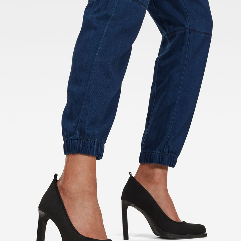 G-Star RAW® Army Radar Mid Waist Boyfriend Ankle Trousers Dark blue detail shot