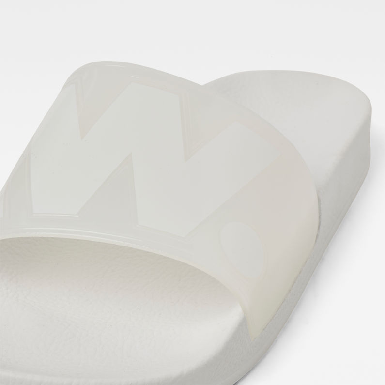 G-Star RAW® Cart Slide II Transparent Weiß detail